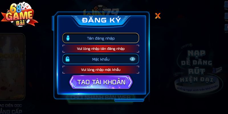 Cách đăng ký chơi xổ số tại nhà cái 68GB